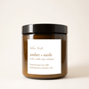 Amber + Suede Soy Candle