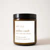 Amber + Suede Soy Candle