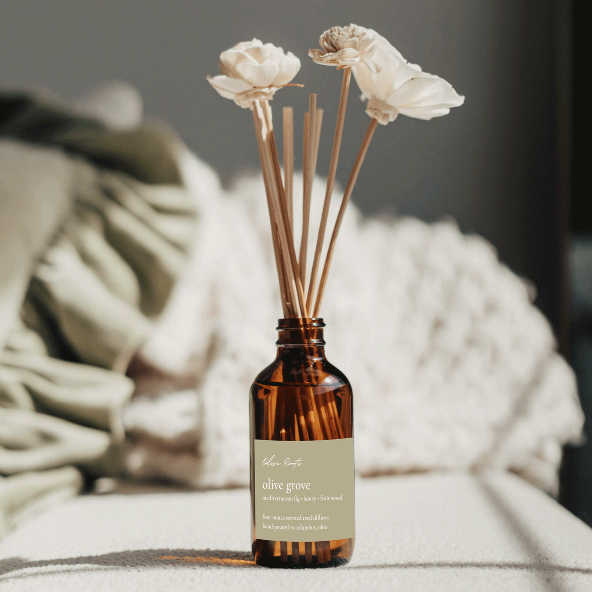 Olive Grove Reed Diffuser – Olive Roots