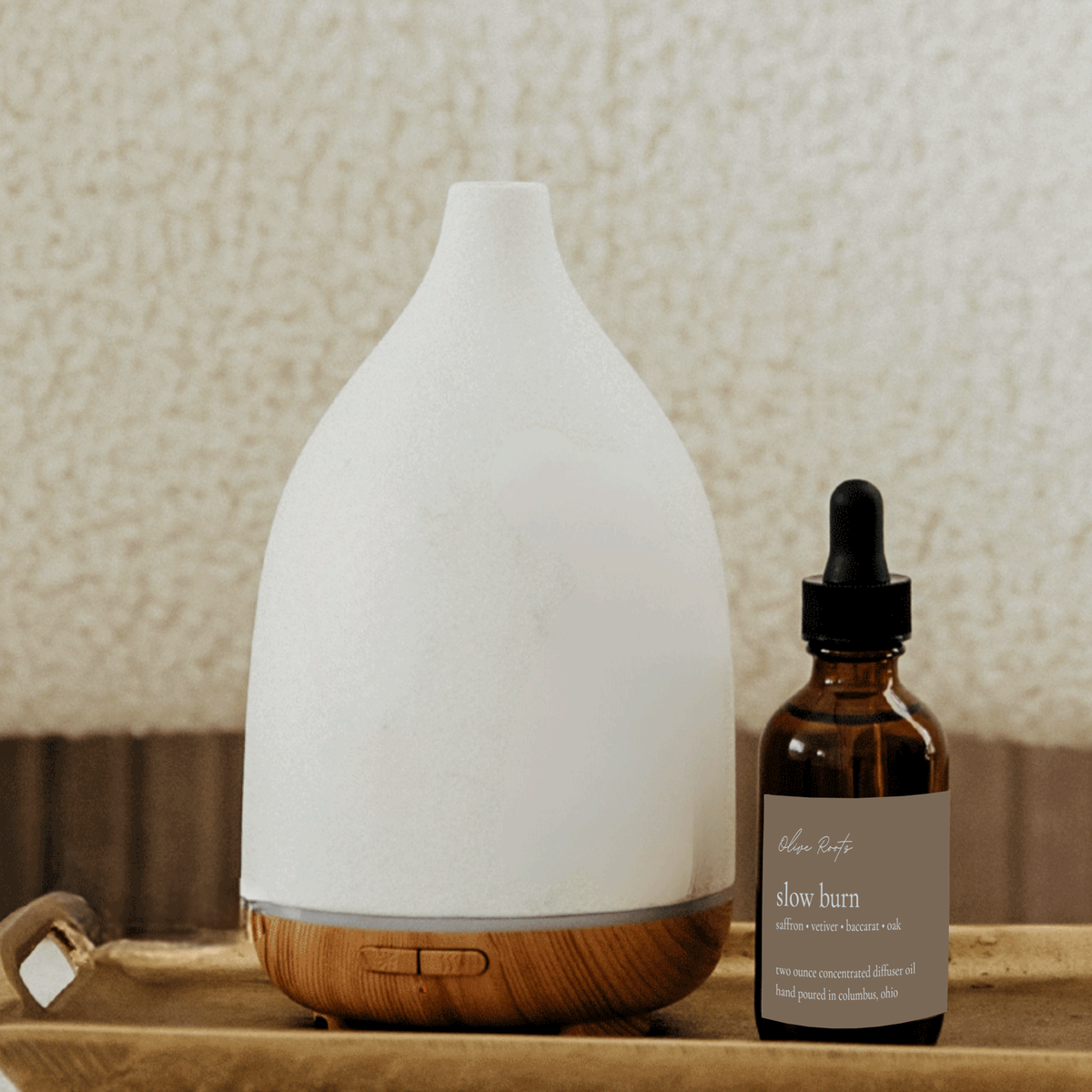 Slow Burn Concentrated Diffuser Oil – Olive Roots